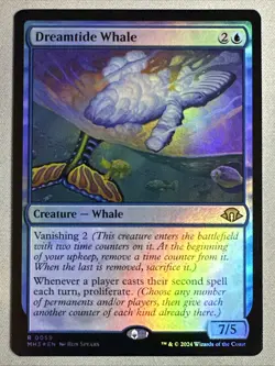 MTG / Dreamtide Whale / MH3 / #59 / FOIL / Rare / NM - Image 1