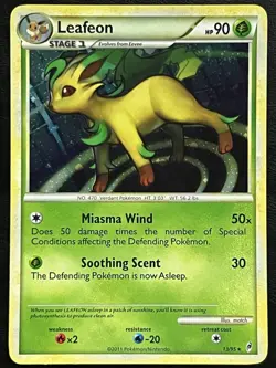 Pokemon Leafeon Holo - Call of Legends - 13/95 NM - Image 1