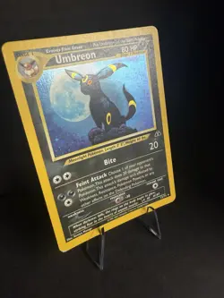 Pokemon TCG Umbreon Neo Discovery Holo 13/75 HOLO BLEED - Image 2