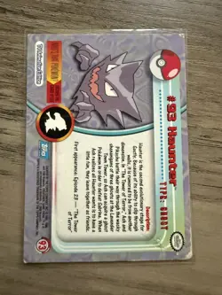 Topps Pokemon Haunter #93 2000 TV Animation Edition Blue Logo Non Holo - Image 2
