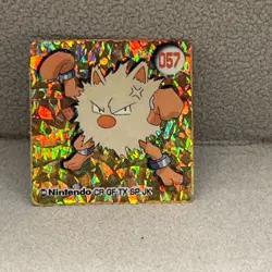 Primeape pokemon minicard Japanese No.057 Nintendo Rare F/S - Image 1