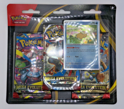 Pokemon TCG: Mega Evolution Psyduck Triple Booster Pack Blister Sealed ✅ - Image 1