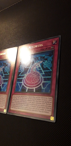 Yu-Gi-Oh! 3x Cyber Netzwerk, LEDD-DEB20, Ultra Rare, 1. Auflage, Deutsch, EX - Image 4