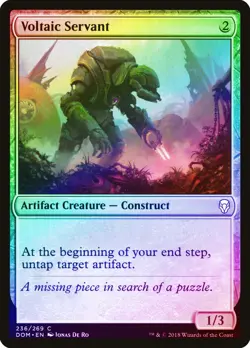 Voltaic Servant FOIL Dominaria NM Artifact Common MAGIC MTG CARD ABUGames - Image 1
