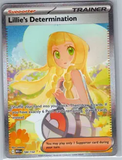 Lillie's Determination - 184/132 ME01: Mega Evolution - Pokemon Card - NM - Image 1