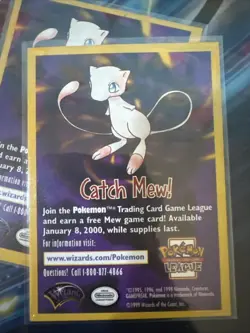 Catch Mew! Pokemon Card Wizards of the Coast Pokemon Movie 1999 Price Is ForAll - Image 2