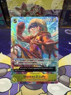 One Piece - Monkey D. Luffy - Alt Art Promo Card - SR - OP07-109 - NM Sealed - Image 1