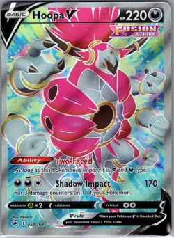 Hoopa V 253/264 SWSH08: Fusion Strike - Pokemon Card - NM - Image 1
