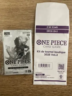 One Piece Card Game Store Tournament Kit Tournoi Boutique 2025 Vol 2 Francais - Image 1