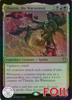 MTG Thantis, the Warweaver (46) | LP Foil | Commander 2018 {C18} - Image 1