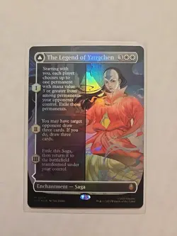 The Legend of Yangchen (Borderless) - Avatar - NM - Mythic - Saga/Creature - MTG - Image 1