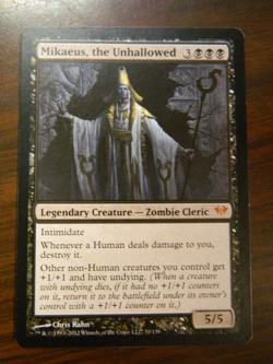 MTG Dark Ascension Mikaeus, The Unhallowed Excellent - NM Condition - Image 1
