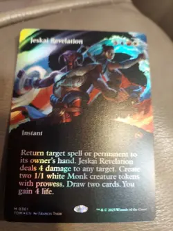 Jeskai Revelation (Borderless) Tarkir: Dragonstorm Foil - Image 1