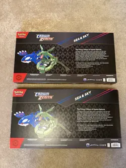 Pokemon TCG Crown Zenith Sea and Sky Premium Collection Box - Pair - Sealed - Image 2