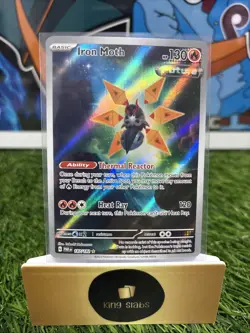 Pokemon Iron Moth #187/182 English Paradox Rift - Image 1