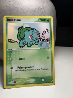 Pokemon Bulbasaur #45/100 Crystal Guardians Stamped Reverse Holo NM Condition - Image 1