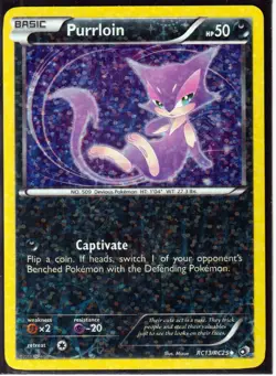 2013 POKEMON 3 Legendary Treasures RADIANT Collection-TORCHIC+PURRLOIN+STUNFISK - Image 3