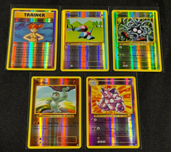 2016 POKEMON TCG EVOLUTIONS REVERSE HOLO LOT (5) NIDOKING 45/108 (AA) 111022 - Image 1