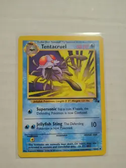 Tentacruel Uncommon Fossil 44/62 - Pokemon TCG - WOTC - Image 1