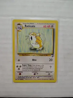 Raticate 058/130 Base Set 2 Regular - Pokemon TCG - WOTC - Image 1