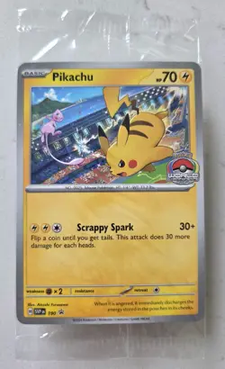 Pikachu #190 Sealed* Promo Worlds 2024 Pokemon English New* - Image 1