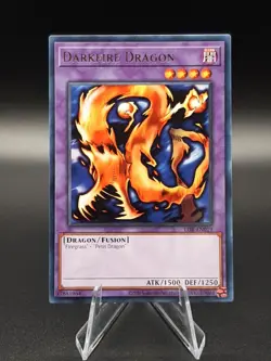 Yu-Gi-Oh! Darkfire Dragon LOB-EN019 Rare Unlimited NM - Image 1