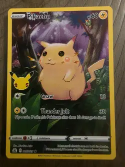 Pokemon Pikachu TCG 05/25 Celebrations 25th Anniversary Card - Image 1