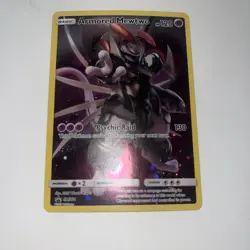 Pokemon Armored Mewtwo Promo Holo Card SM228 Basic Psychic TCG 2019 - Image 1