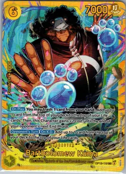 Bartholomew Kuma OP12-119 SEC English Legacy of the Master - One Piece Card - NM - Image 1