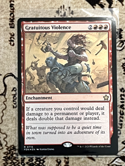 Gratuitous Violence - Foundations - 715 - #Near Mint Foil Magic the Gathering - Image 1