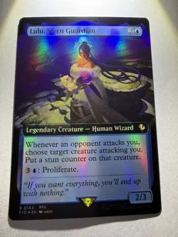 Lulu, Stern Guardian ~ Extended Art - Foil #0143 M/NM Final Fantasy MTG FIC - Image 1
