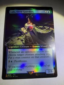 Lulu, Stern Guardian ~ Extended Art - Foil #0143 M/NM Final Fantasy MTG FIC - Image 3