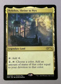 Magic The Gathering MTG Nykthos, Shrine To NYX Promo NM - Image 1
