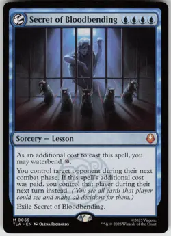 MTG Secret of Bloodbending Normal NM Avatar: The Last Airbender Magic 69 - Image 1