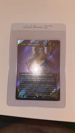 Celes, Rune Knight (Borderless) (Surge Foil) Commander: Final Fantasy Foil - Image 1