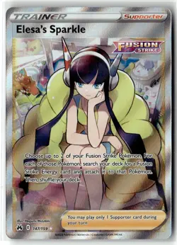 Elesa's Sparkle ⭐ 147/159 Holo Rare Ultra Crown Zenith 2023 Pokemon NM - Image 1