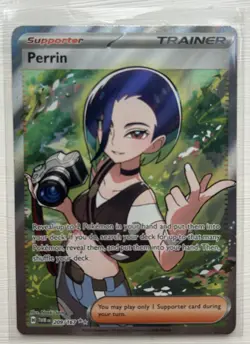 Pokemon TCG Perrin 209/167 Ultra Rare Full Art Trainer Twilight Masquerade - Image 1