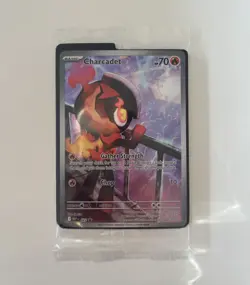 POKEMON ETB Phantasmal Flames Charcadet 022 Promo Sealed🔥🔥 - Image 2