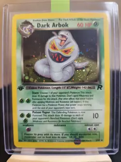Dark Arbok 2 Team Rocket First Edition Holo Pokemon TCG Near Mint - Image 2