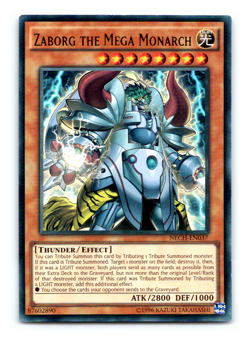 Zaborg the Mega Monarch - NECH-EN037 - Ultra Rare - Yugioh - Image 1