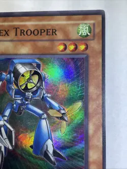 Yugioh Vortex Trooper GLAS-ENSE2 Super Rare Limited Edition LP+ - Image 3