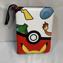 Pokemon 440 Pocket Card Binder 4-Pocket Zipper Album 3-Ring 55 Pages Pikachu - Image 1