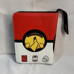 Pokemon 440 Pocket Card Binder 4-Pocket Zipper Album 3-Ring 55 Pages Pikachu - Image 2