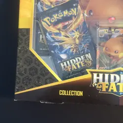 Pokemon Hidden Fates Raichu GX Collection Box 4 Booster Pack Promo Jumbo Card - Image 4
