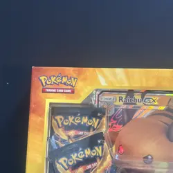 Pokemon Hidden Fates Raichu GX Collection Box 4 Booster Pack Promo Jumbo Card - Image 5