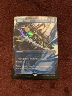 MTG Brain Freeze Secret Lair Drop Series NM Foil Card Unplayed Magic X1 - Image 1