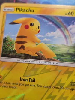 Pikachu 28/73 Shining Legends Reverse Holo Pokemon Card - Image 2