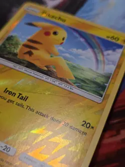 Pikachu 28/73 Shining Legends Reverse Holo Pokemon Card - Image 3