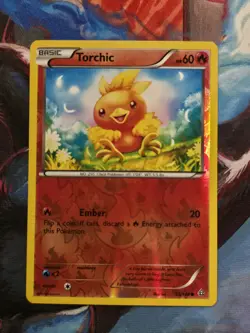 Torchic 25/160 XY Primal Clash Reverse Holo Common Pokemon Card - Image 1