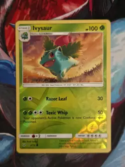 Ivysaur 2/73 S&M Shining Legends Reverse Holo Common Pokemon Card - Image 1